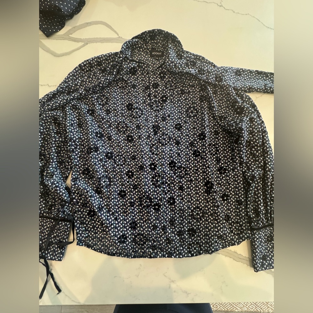 Kookai Button Up Blouse - Size 4-6 (Eu 36)